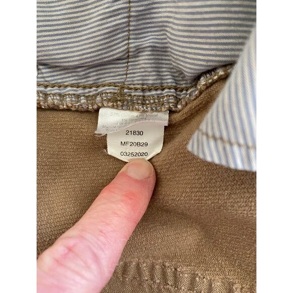 Peter Millar Men's Tan Corduroy Pants Sz 38 Relaxed Fit Casual Office School Y2K - Picture 10 of 10